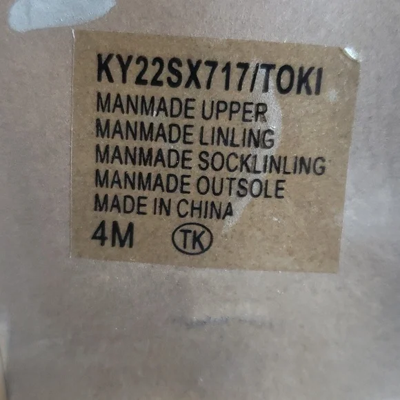 Big Girls Peep-Toe Sandals with Bow Accent Size 4M - Picture 13 of 14